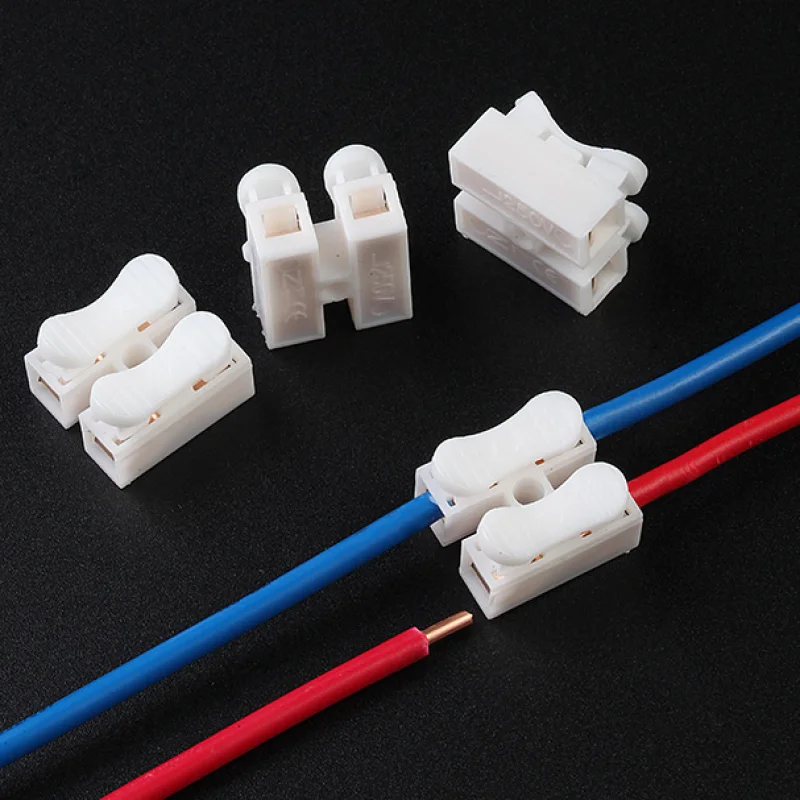 

Self Locking Push Type Terminal 50 Pcs Wire connector Ceiling Light terminal Barrier Strip Block Terminal Electrical connector