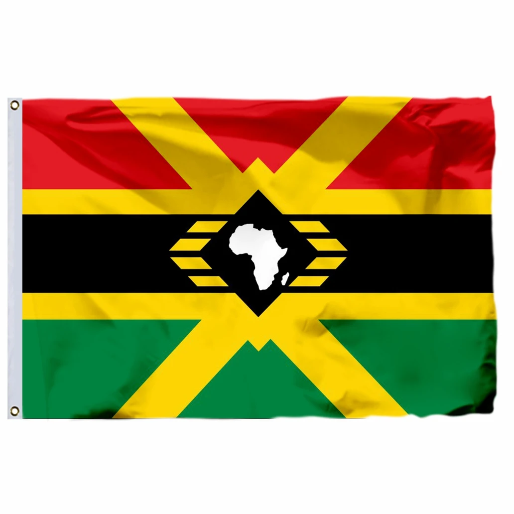 Bandiera UNIONE AFRICANA Stamina Poly In Diverse Dimensioni - Foto 5