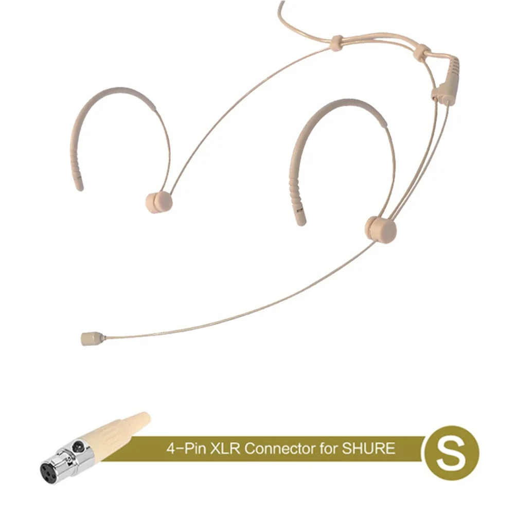 ตัวเลือกสินค้า หูฟัง+ไมโครโฟน 3.5มม. XLR 4ขา บันทึกเสียงคมชัด