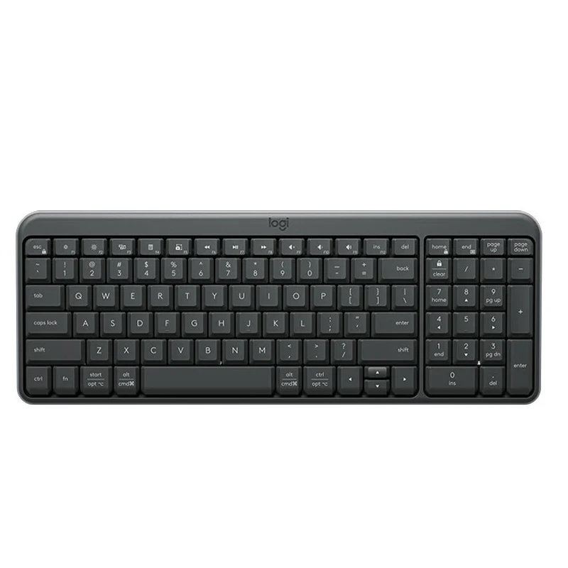 Tastiera Bluetooth originale Logitech K251 Set tastiera e mouse da ufficio wireless sottile e silenzioso per laptop Mac Mobile iPad esterno