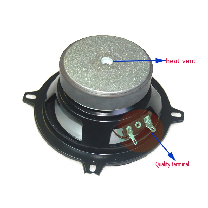 1pc 5.25인치 6옴 스피커 RMS 30W 오디오 스피커 고무 엣지 인젝션 콘 뮤직 플레이어 범용