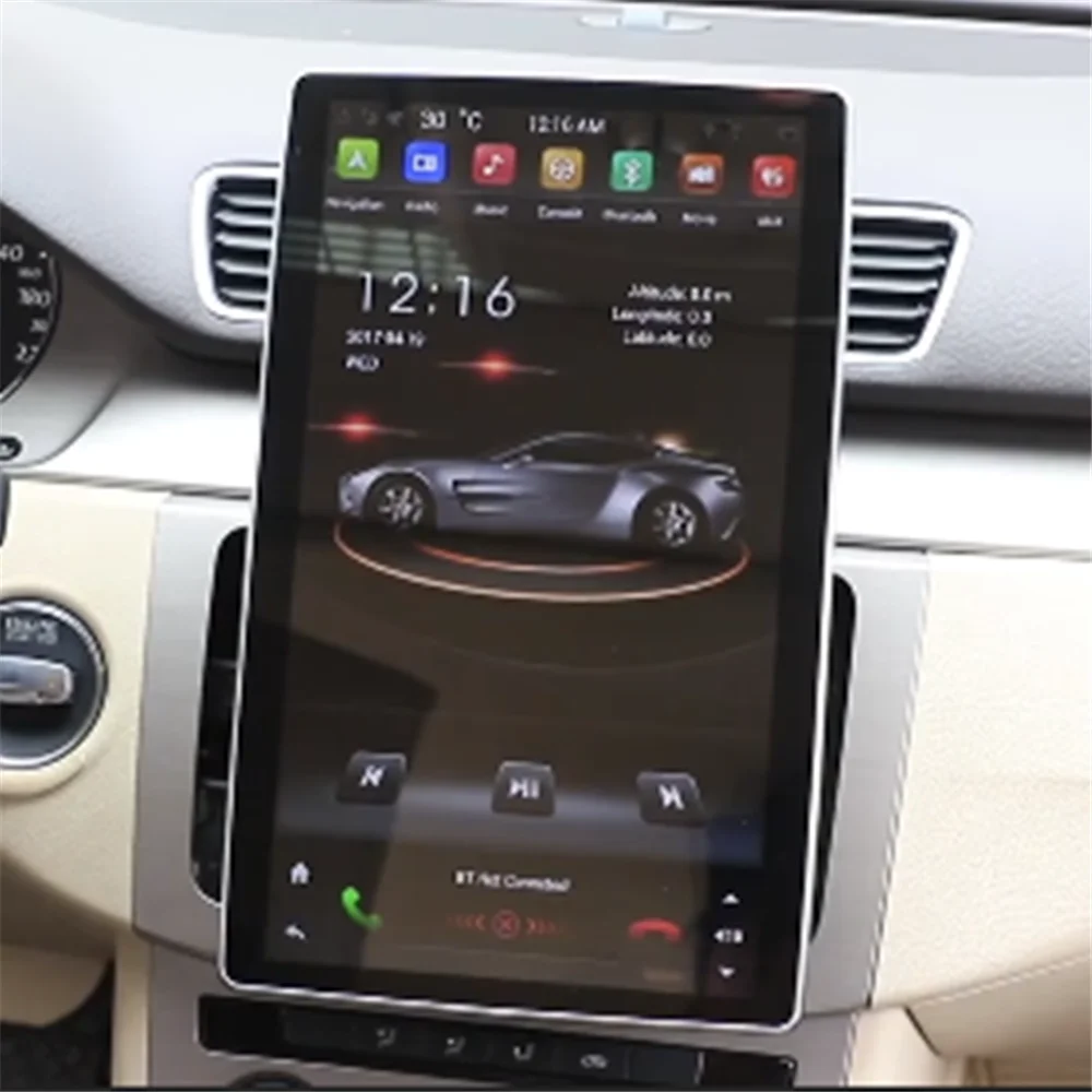 Универсальный Автомобильный мультимедийный плеер 2 Din 12 8 дюймов Android 10 Гб + 32 ГБ