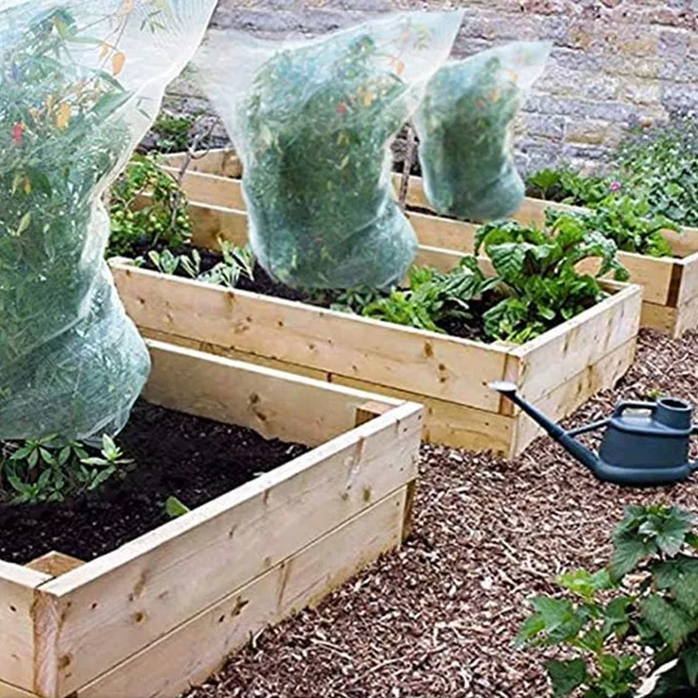 Növényvédő Táska Fedélháló Háló A Gyümölcs Zöldség Fa Gát Szőlőszőlő Kártevőirtó-Bird Kerti Szerszámok - Image 2