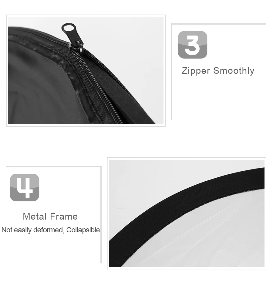 2in1 150x200cm Gold and Silver Oval Multi-Disc Reflector Collapsible Photography