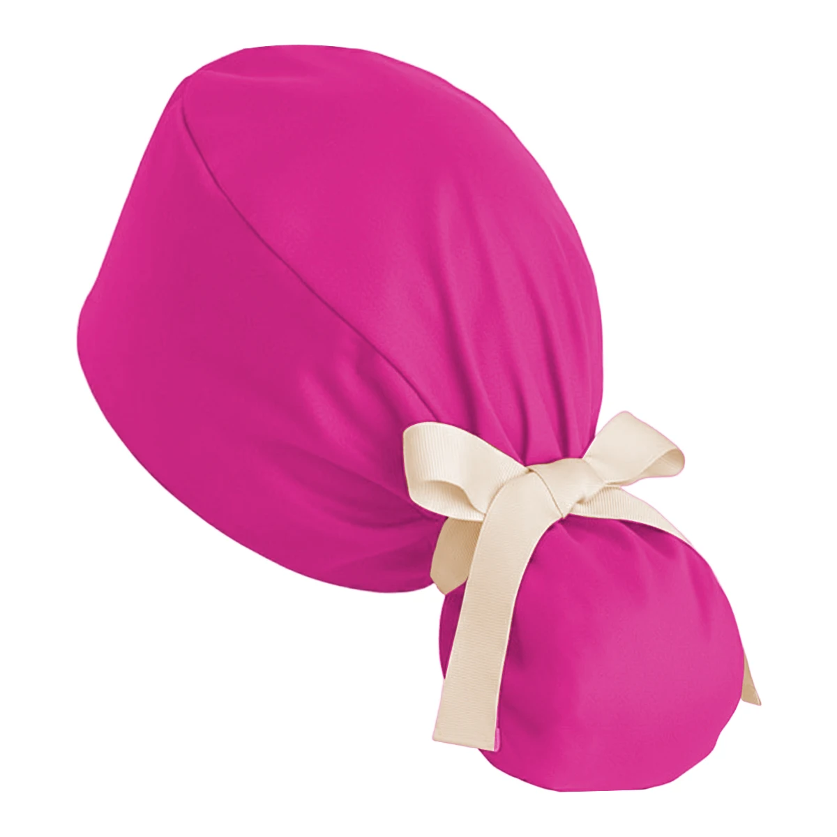 Satin Lined Silky Green Scrub Cap