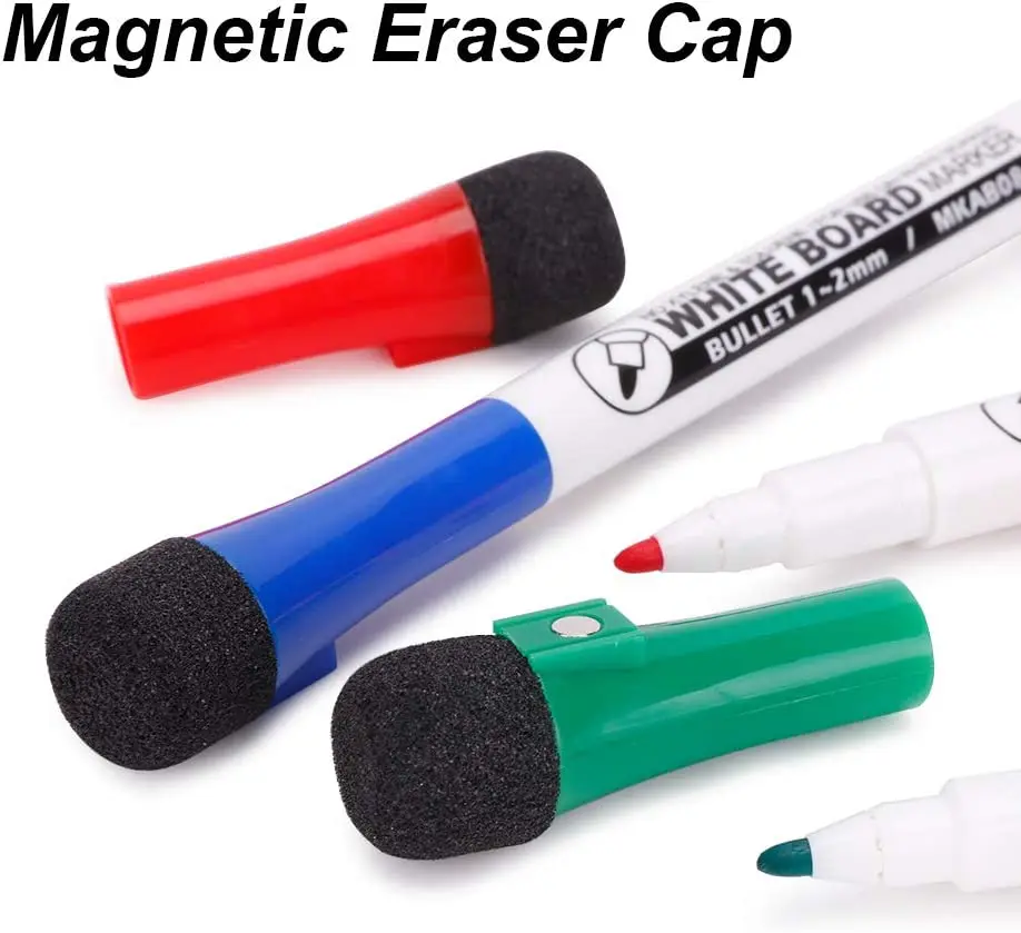 Tenwin 지울 수 있는 마그네틱 화이트보드 마커 펜, 칠판 마커, 분필 유리 세라믹, 사무실 아트 마커, 문구, 8 색