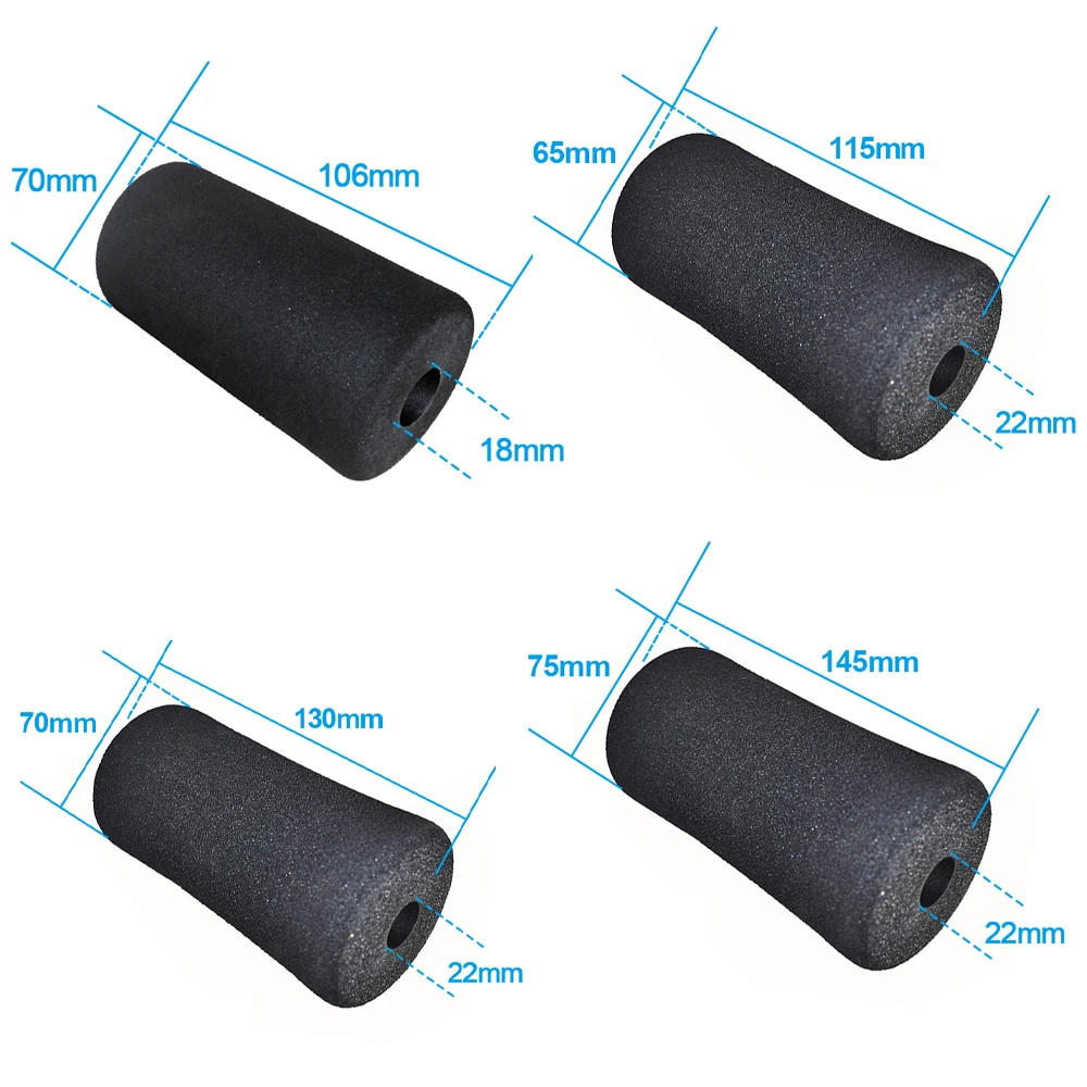Fitness Equipment Handle Grip Pipe Sponge Sleeve Foam Rubber Tube Dumbbell Stool Hook Foot Grip Replace Sponge Protective Sleeve 2