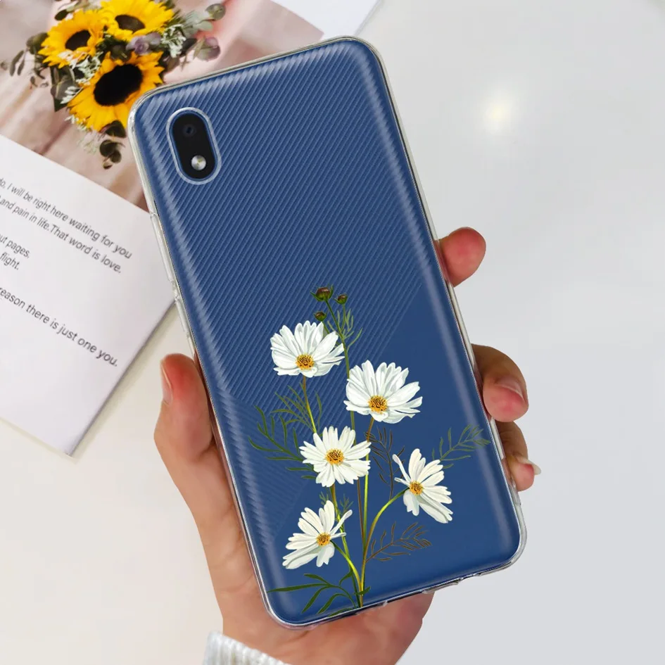 Popular Flower Soft Silicone Clear Back Cover Case