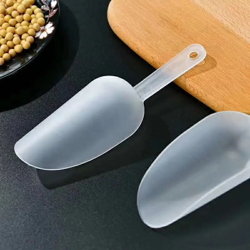 Candy Buffet Ice Plastic Scoops Ice Tongs Flour Cube Shovel Buffet Bar Tools Wedding Bar Party Kitchen Accessories, ice cream scoop,ice shovel