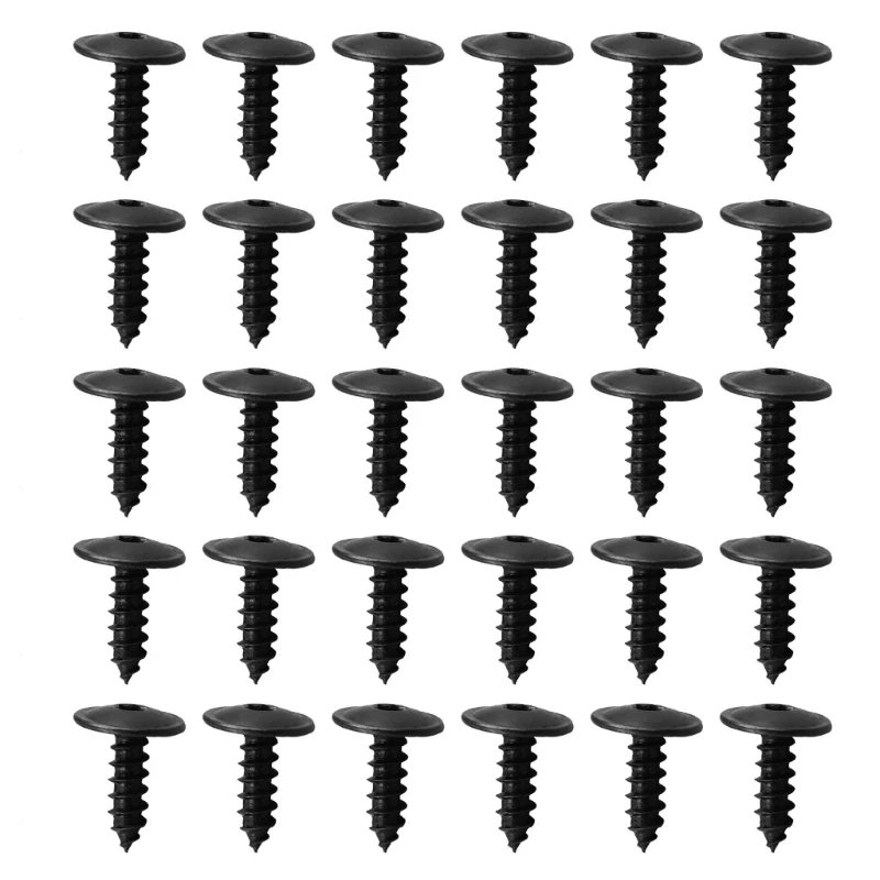 

5mm Car Body Screw Metal Self Tapping Screw Rivet Black Fastener