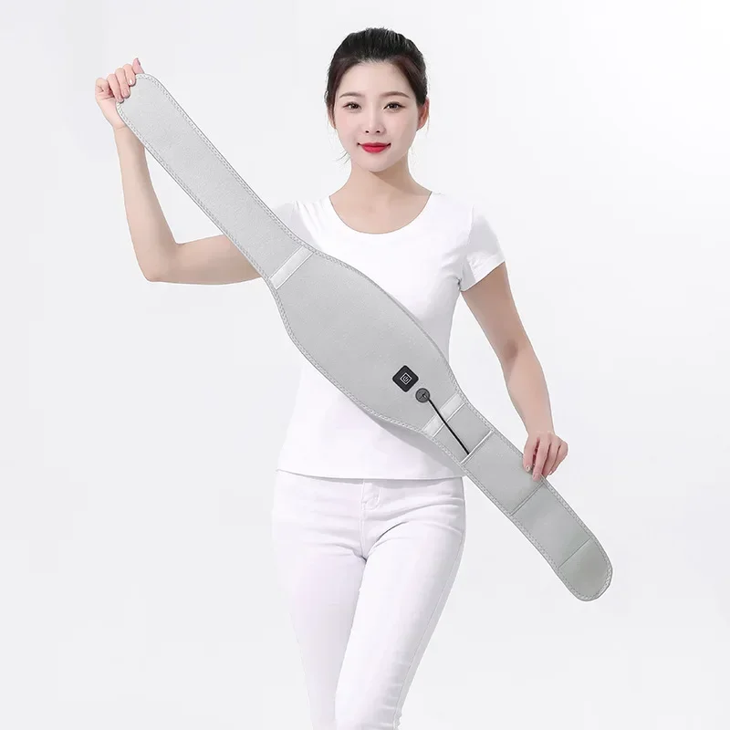 USB Electric Heating Warmer Hot Waist Lumbar Back Pad Belt Protector Brace Band Support Massager Anti Pain Relief Therapy Tool