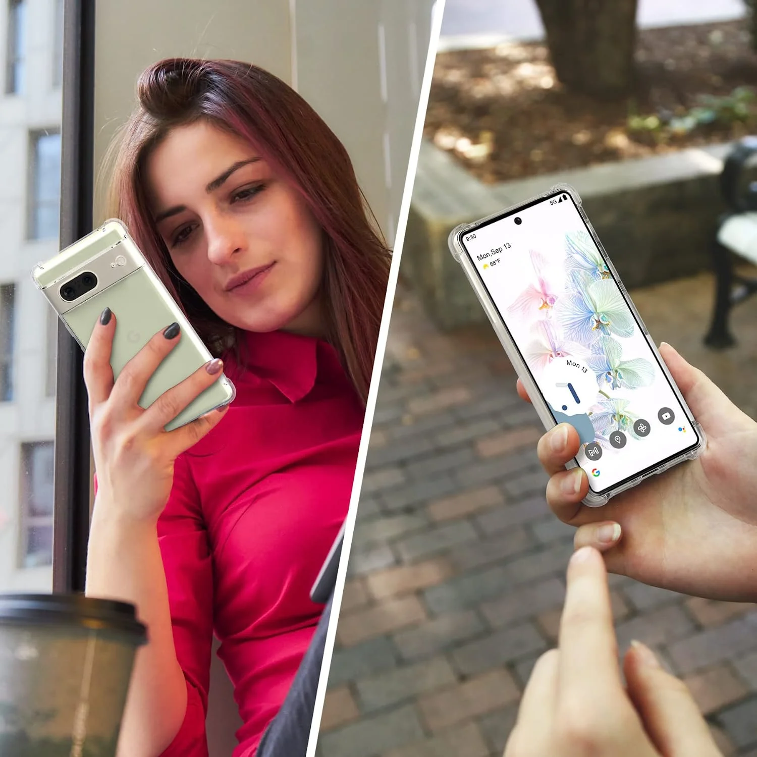 Shockproof Transparent TPU Phone Case - Clear Protective Cover