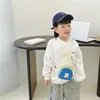Children's Embroidered Letter Shoulder Bags Casual Girls Boys Kids Chest Bag Coin Purse Nylon Zipper Crossbody Bags 3