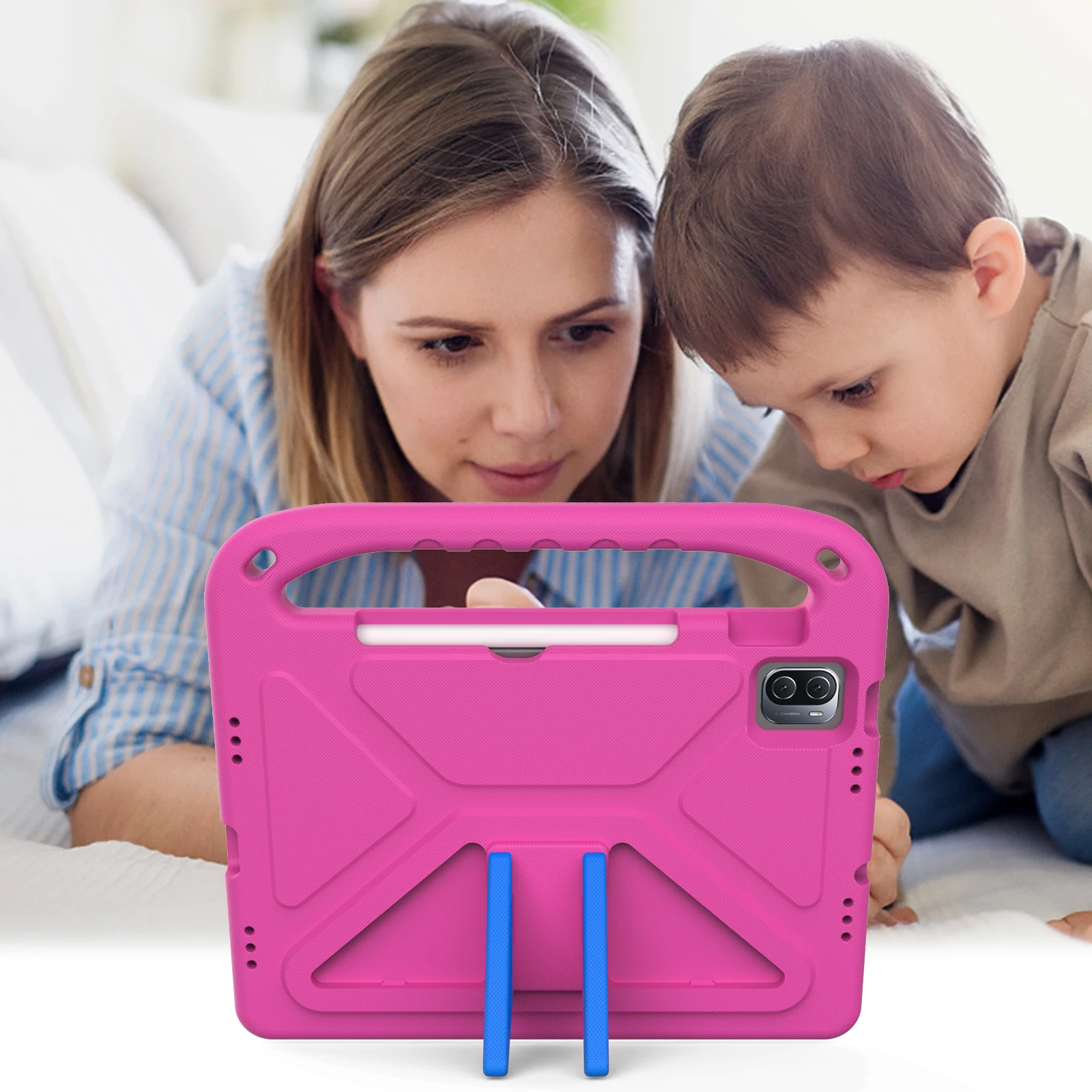 For Xiaomi Pad 5 / 5 Pro Case Kids EVA Shockproof Pencil Holder Holder Tablet Cover For Mi Pad5 MiPad 5 Pro 11'' Funda Para touch screen drawing tablet