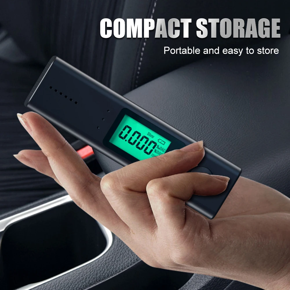 

New Automatic Alcohol Tester Professional Breath Tester LED Display Portable USB Rechargeable Breathalyzer Alcohol Test Tools