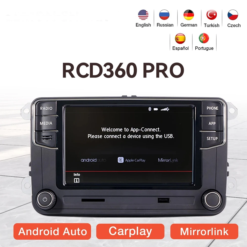 

DS RCD360 Pro Car Radio Carplay RCD300 MIB Autoradio for VW PQ Polo Golf Passat B6 B7 Jetta MK5 MK6 Eos Bettle 17G035280