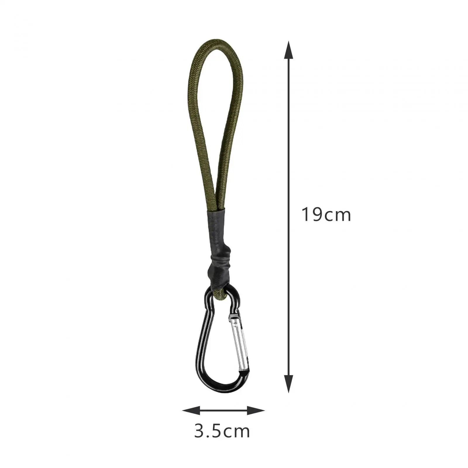 3-6pack Bungee Cord with Carabiner Hook Bungee Canopy Ties for Tarpaulin Tarps