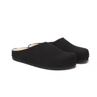 Crestar sabots en daim à enfiler pour femmes, Mules confortables en liège avec Support d'arc, nouvelles sandales de plage pour hommes en plein air 2