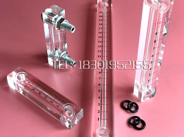 

Манометр для уровня масла Plexi, измеритель уровня воды, стеклянный, длинный