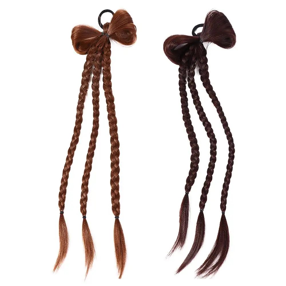 Description Picture 5 of itemPopular Hip Hop Bowknot Wig Hair Rope Fluffy Hair Bun Hair Styling Tools Wig Hairpin