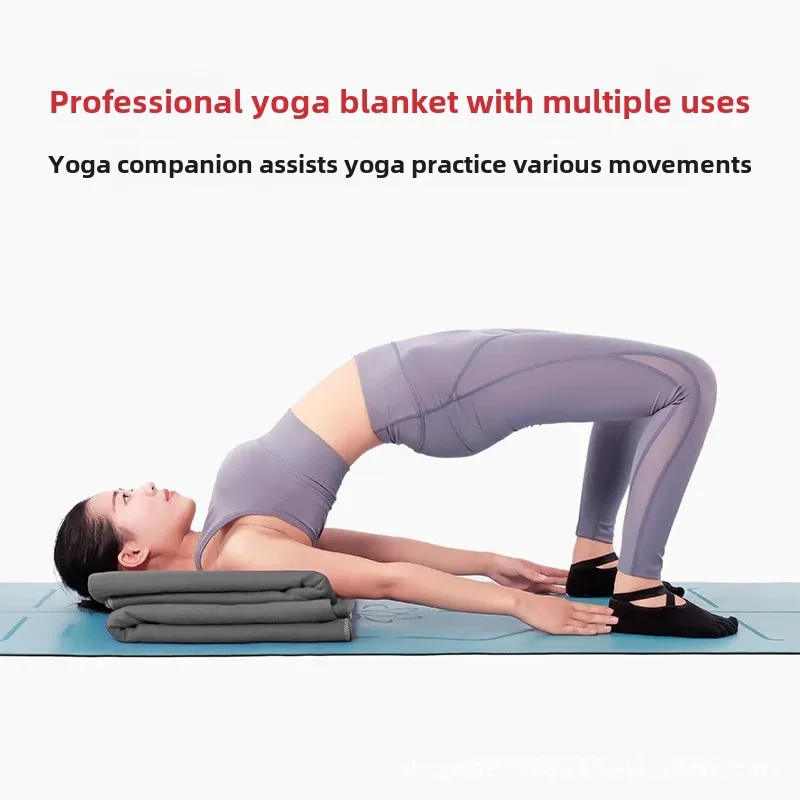 Professional Aehang Yoga Mat Towel Thickened Wide Warm Yoga Meditation Mat Towel For Seated Positions Non-shedding Wool Material