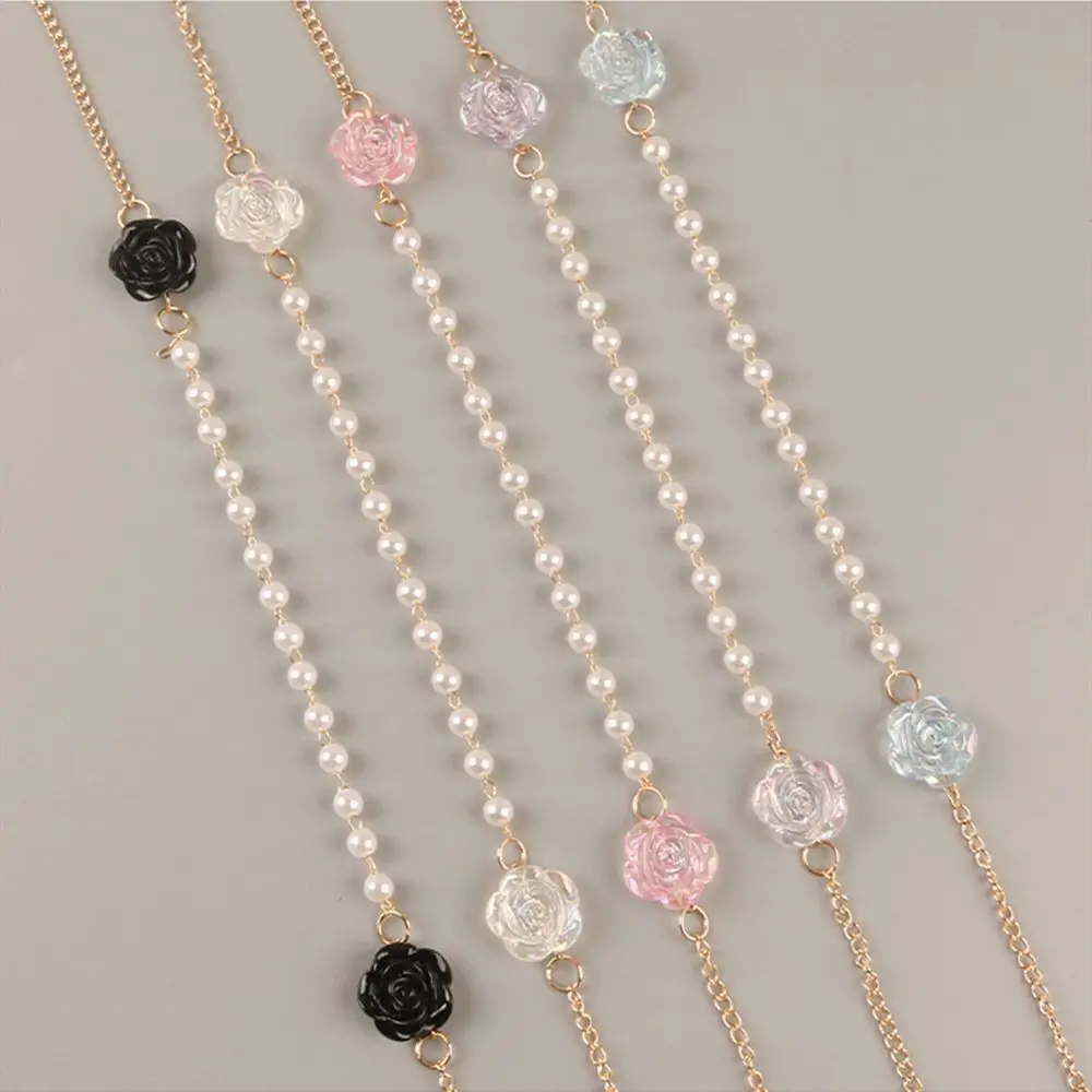 

Fashion Pearl Neck Strap Sunglasses Chain Mask Chain Lanyards Glasses Chain Hanging Rope