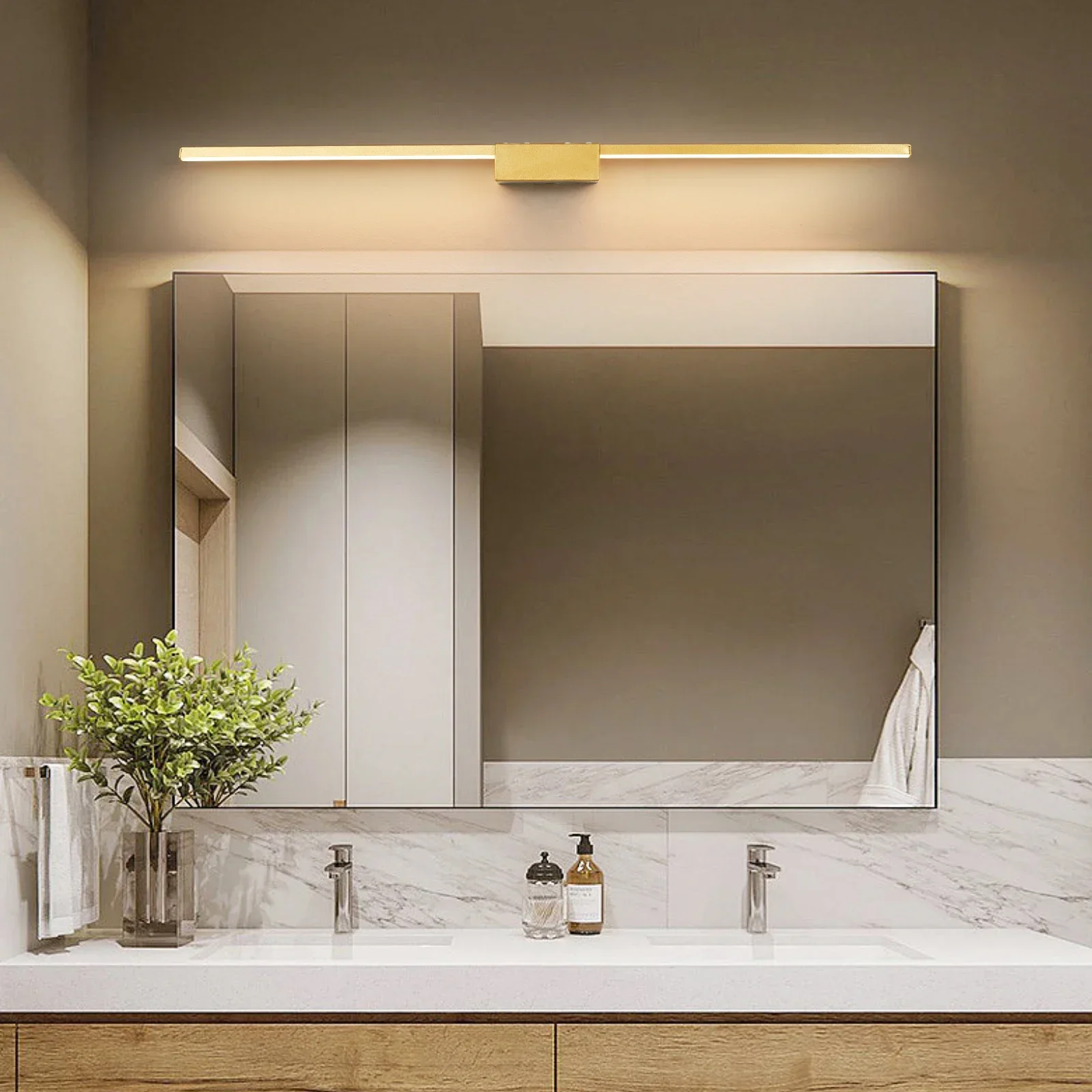 Description Picture 3 of itemNew LED Bathroom Mirrior Light Modern Wall Lamp 19W-27W L70 90 110cm AC85V-265V Wall Mounted Vanity Light