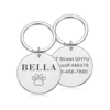 1 pc nice footprint Custom Text Laser Engraving Personalized Dog Tags Personalized Pet ID Tag For Pets 4