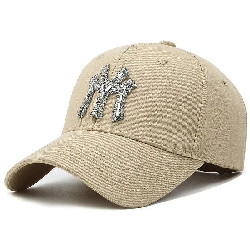 Rhinestone Hat Duck Tongue Cap Baseball Cap Sunshade Female Spring Fall