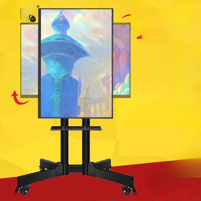 

Horizontal and vertical screen switch TV floor stand hanger