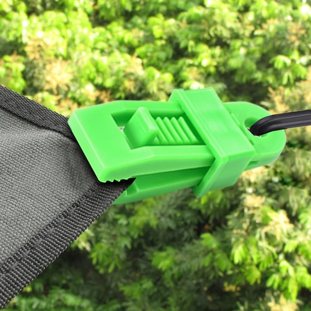 Mini Kerti Árnyékoló Ruhás Klip Sátor Szél Kötélbilincsek Állítható Nagy Teherbírású Záró Kemping Kellékek