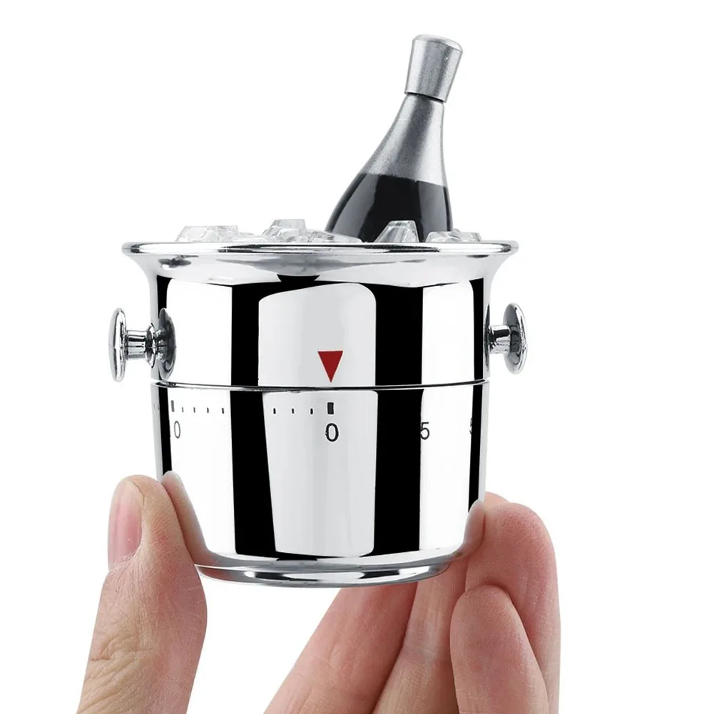 Kettle Shaped Mechanical Kitchen Timer Burronwood