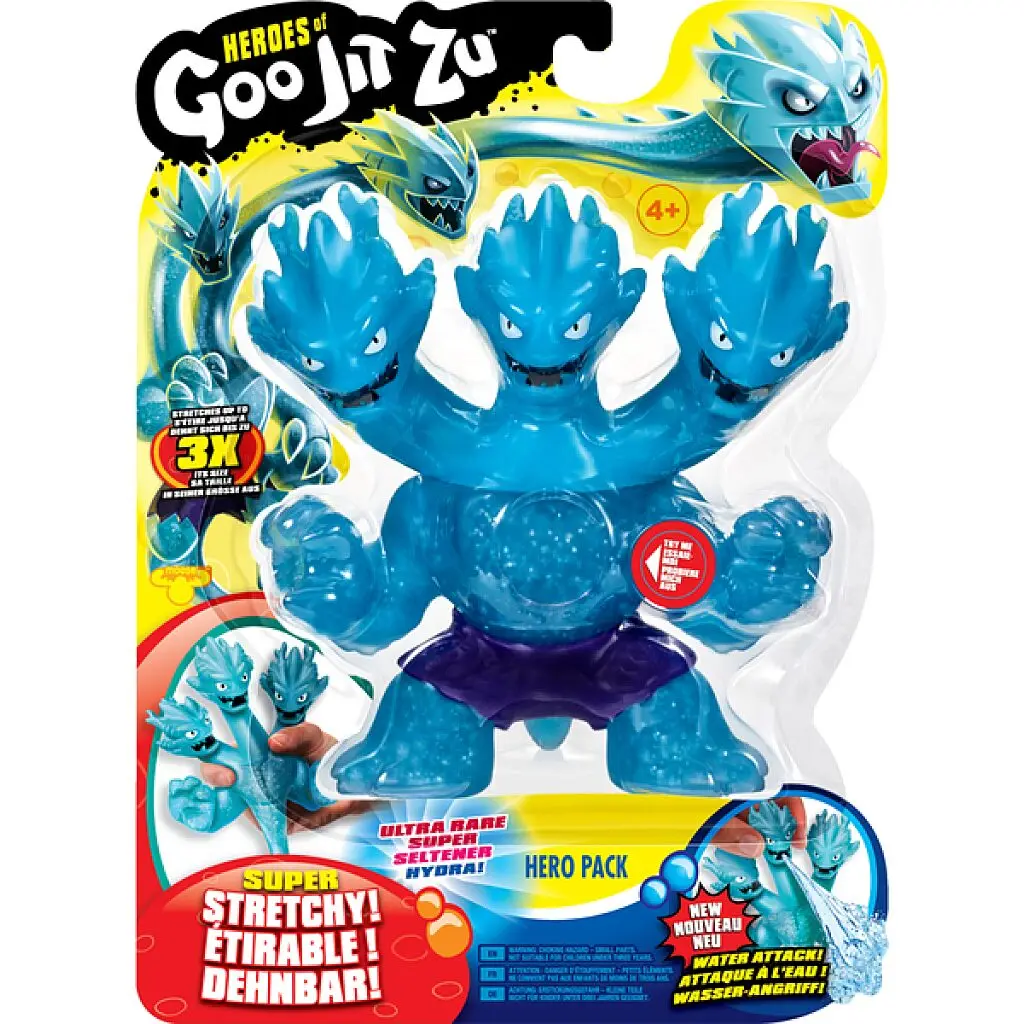 

Heroes of Goo jit Glow Shifters Hero Pack hydra original Scorpius Hero Pack Goo Filled Toy with a Unique Glowing Goo yeti s1