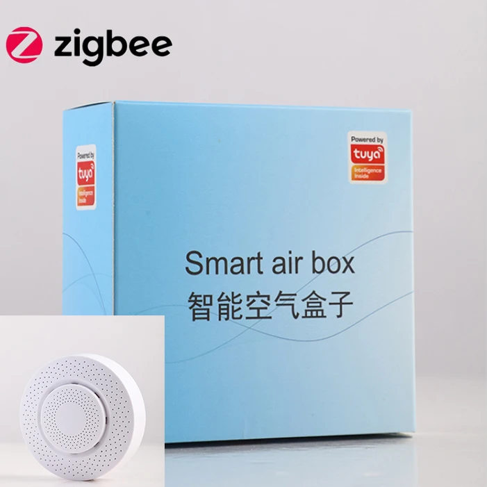 Zigbee Smart Air Box Co2 Sensor Tuya Air Quality Monitor Voc Gas