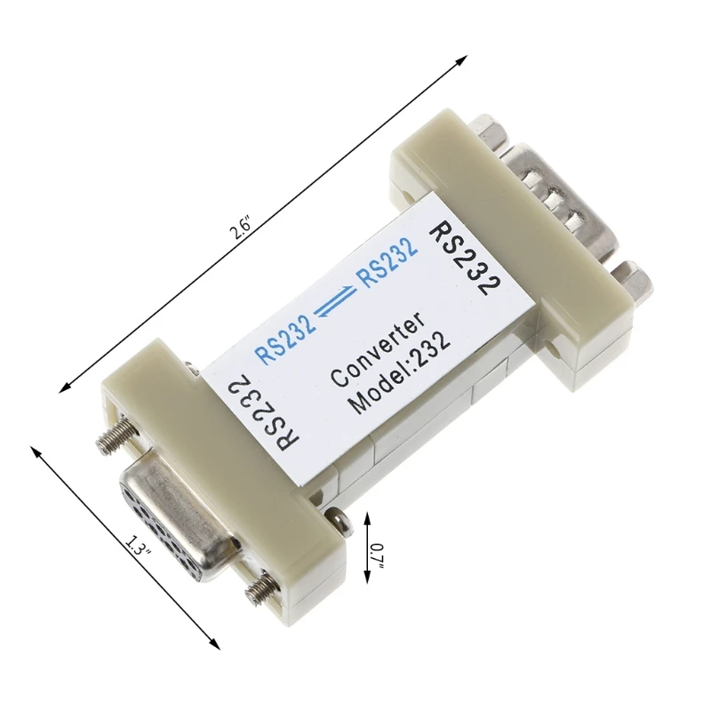 XD99 DTECH RS232 to RS232, RS232 Serial Optic Electric Isolator Communication Data Converter Adapter