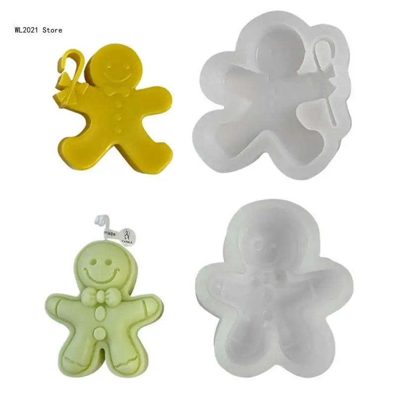 

Chocolate Silicone Mold Christmas Molds Gingerbreads Shapes Making Mould