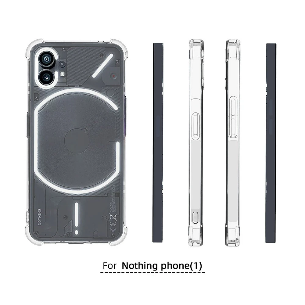 For Nothing Phone 1 Case Airbag Tpu Soft Clear Protection Back Cover