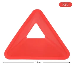 Triangle Agility Training Cones - Set of 10 for Soccer and Sports Practice (Red 10PCS)