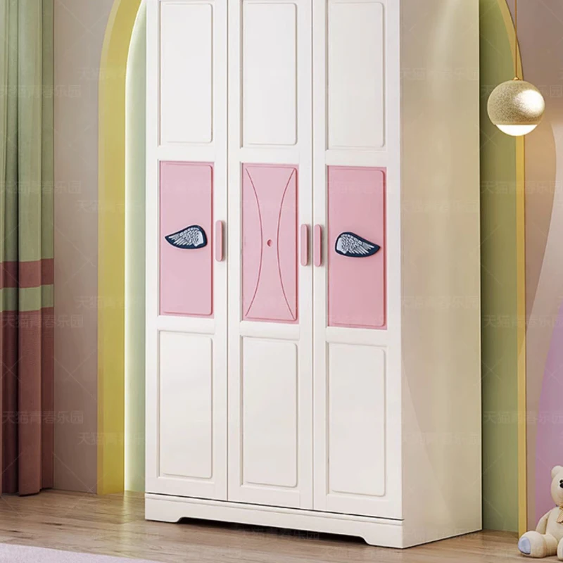 Storage Children's Wardrobes Organizer Mobile Shelves Wardrobes Closet Cabinet Bedroom Meuble De Rangement Room Furniture CY50CW