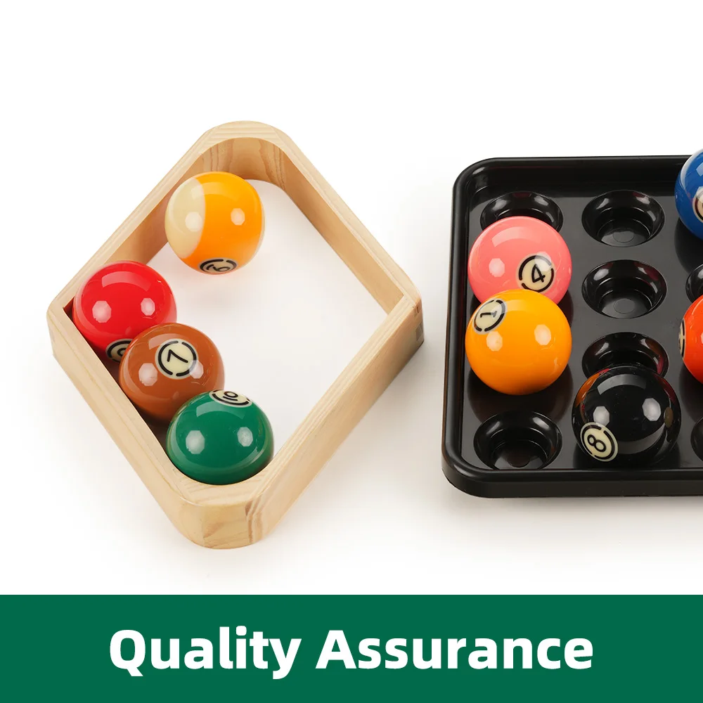 Wooden Billiard Ball Rack Billiard 8 Ball Triple Cornered Rack 9 Ball