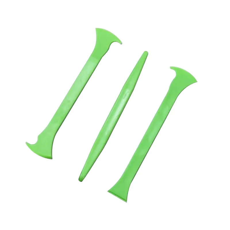 Car Wrapping Tools 3Pcs Micro Squeegee Curves Slot Tint Edge Trimming Squeegee Edge-closing Scraper Vinyl Wrap Applicator Tool Kit