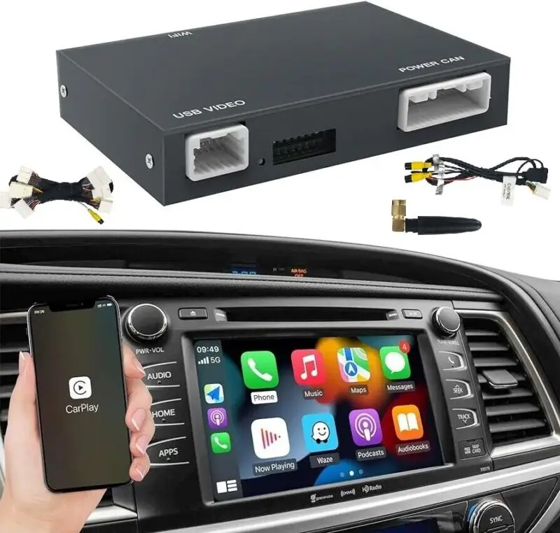 Wireless Carplay Adapter for Toyota 2014-2019 Touch 2 Entune 2  Car Android Auto Decoder Universal Upgrade Smart Box