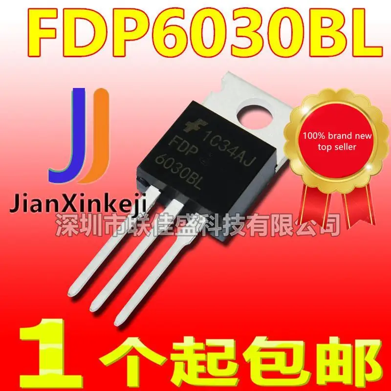 

10pcs 100% orginal new in stock FDP6030BL 6030BL 40A 30V TO-220 N-channel field effect tube