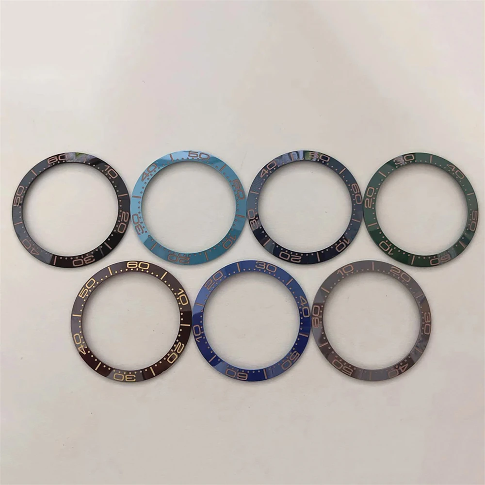 

New Ceramic Watch Bezel 38mm 30.5mm Case Scale Ring Mouth Replacement Parts Watch Repair Tool Kit Accessories
