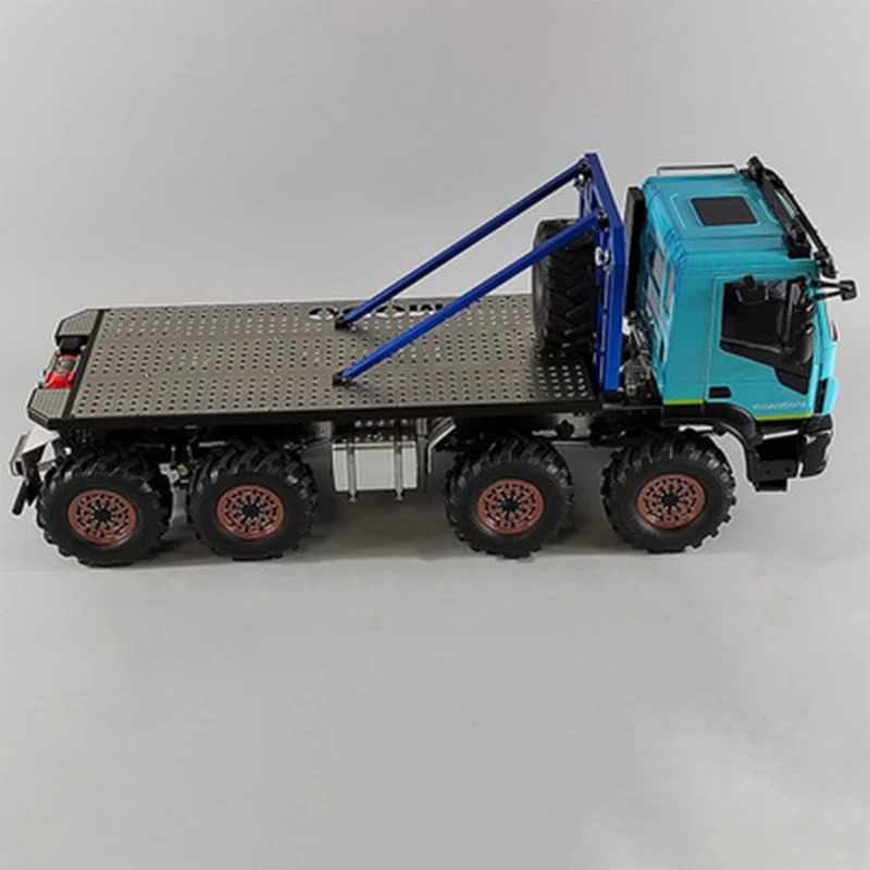 

8x8 Stainless Steel 1/14 Climbing Frame Hydraulic Engineering Vehicle For Tamiya Lesu For Scania Man Actros Volvo Car