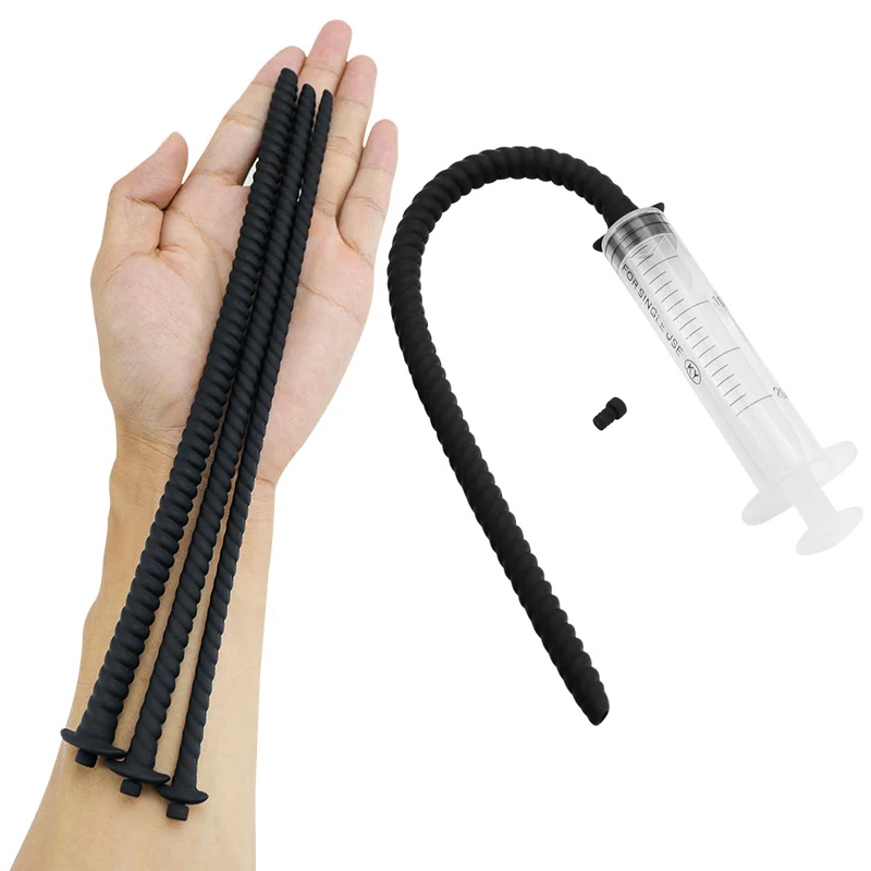 Silicone Hollow Urethral Sound Dilator Penis Sex Toys
