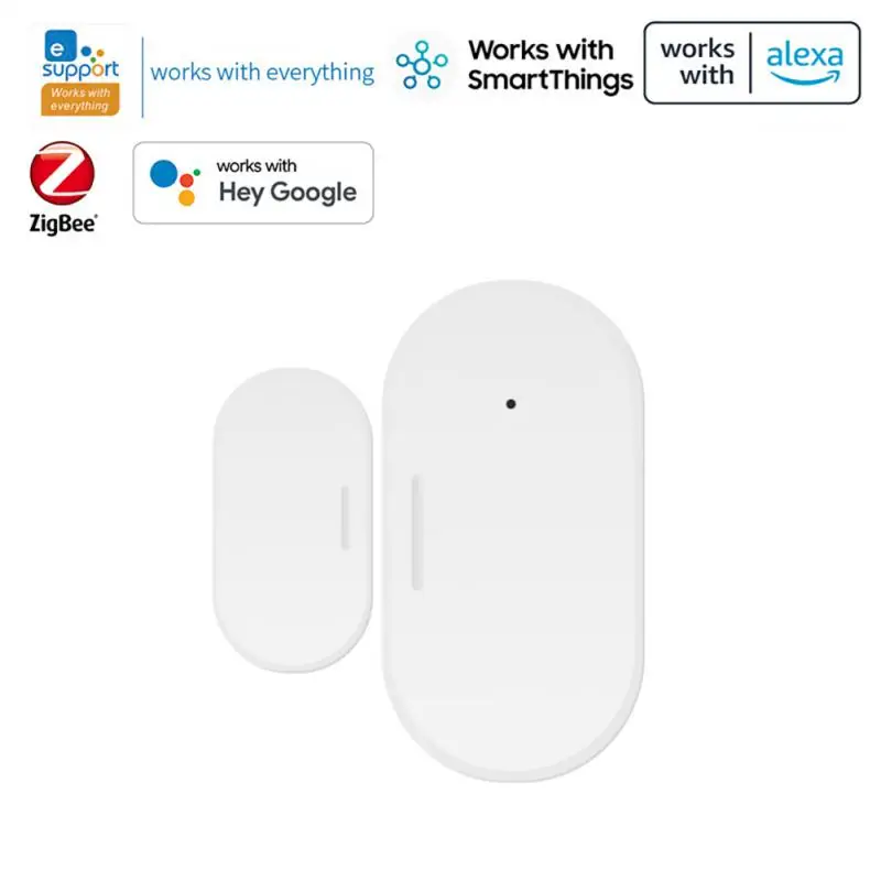 

ZigBee Smart Window Door Gate Sensor Detector Smart Home Security Alarm System Work With Alexa Google Home