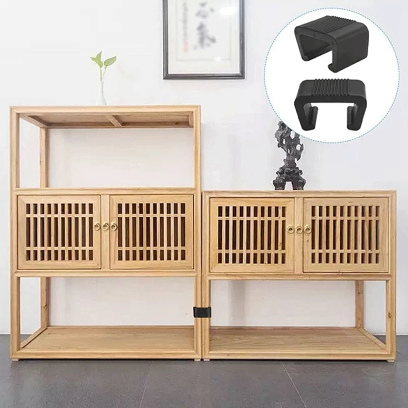 8 Pcs Anti-Deformed Rattan Furniture Connectors For Outdoor Sofa Plastic Clamps Wicker Chair