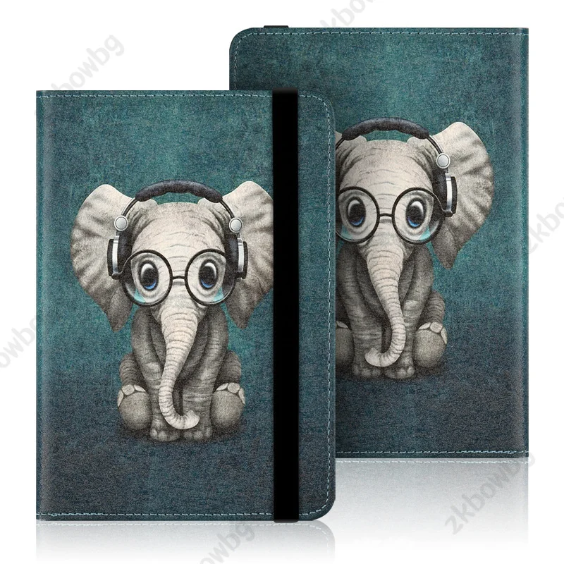 Universal EReader Cover with Hand Strap - Cute Case
