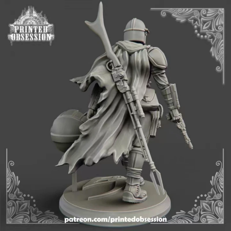 Alien Warrior Full Resin Figure 1/24 Scale 75mm Model Kit Miniatures GK Diy Unassembled and Unpainted Diorama Toys 2